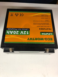 12v deep cycle lithium battery (LiFePO4)