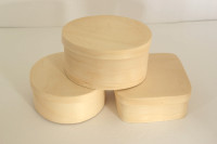 Wooden Craft Boxes (set of 3)