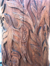 Hand Carved Post