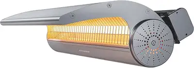 DIMPLEX DSH20W Indoor/Outdoor Electric Infrared, 2000W Patio Heater, Stainless Steel, grey never use...