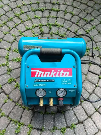 Makita  Air Compressor + Porter Cable FN250C Finish Nailer, View more