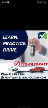 MTO Approved Driving School - G2 , G Driving instructors