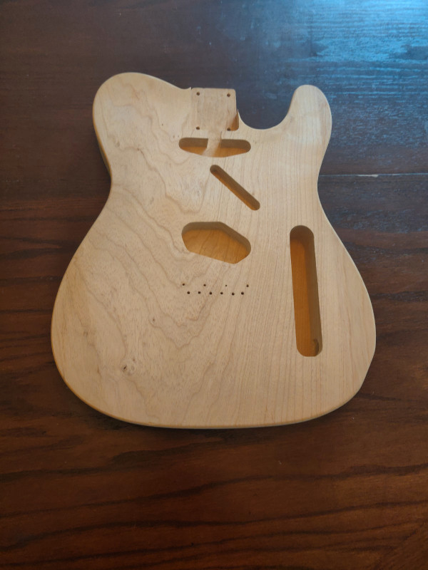 Telecaster Natural Alder Hand Made Guitar Body in Guitars in City of Toronto