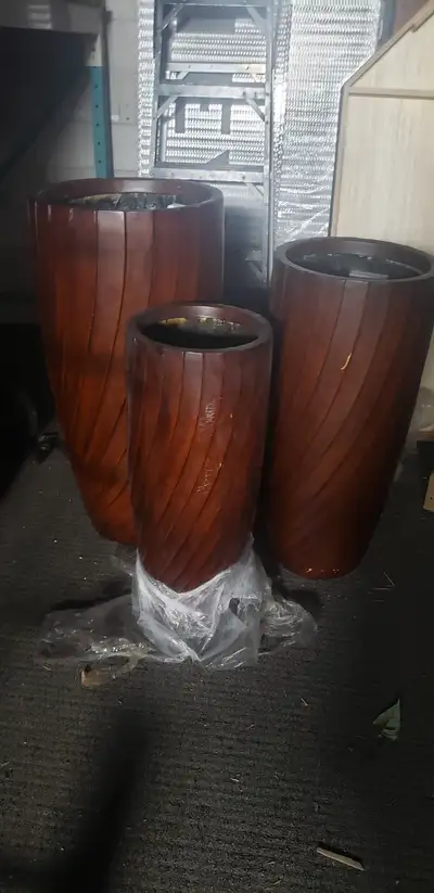 Nesting Wooden Planters, View more