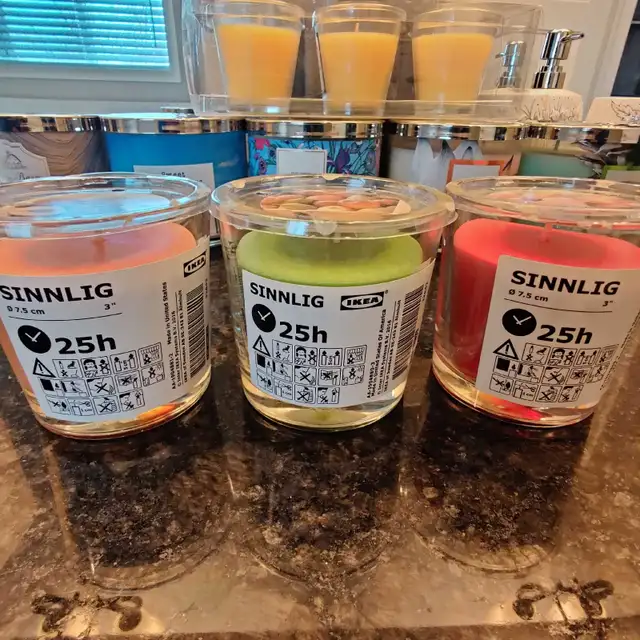 Ikea Sinnlig Scented Candles - Set of 3 in Other in London - Image 2
