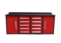 Workbench Red 7FT-10D-2C