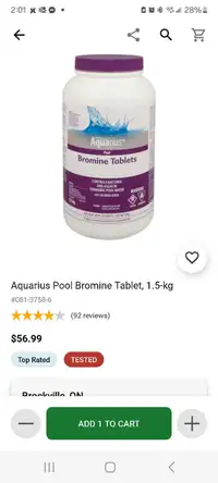 Hot Tub Bromine Tablets 