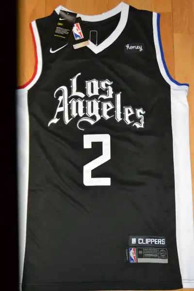 '',New w/ Tags KAWHI LEONARD All Embroidered Jersey, View more