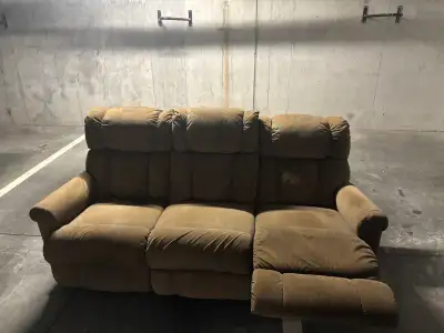Selling my La-Z-Boy reclining sofa – going fast! Very comfortable, in good condition, and ready for...