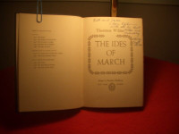 1st Edition - " The Ides of March " by Thornton Wilder
