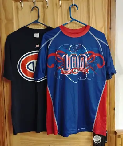 2 Montreal Canadiens "Habs" Shirts, View more