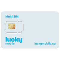 Bell network (Lucky mobile) Unlimited talk text Data plan 20$/mo