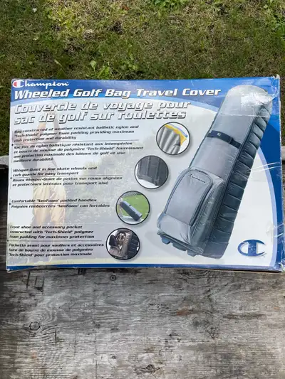 wheeled golf bag travel cover, View more