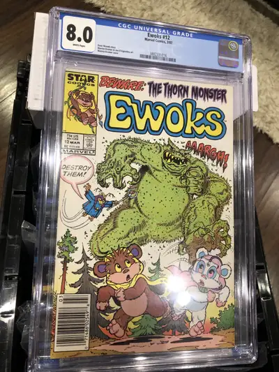MARVEL COMICS EWOKS #12 CGC 8.0, View more