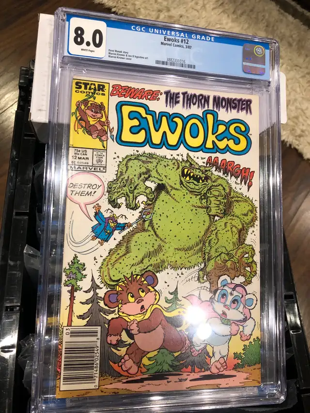 MARVEL COMICS EWOKS #12 CGC 8.063793712020739120
