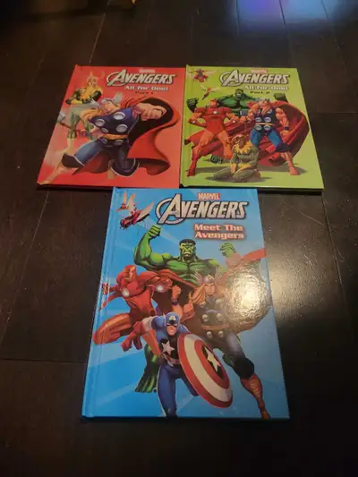 Marvel avengers books (never used), View more