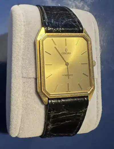 CONCORD men's WATCH 14K GFP QUARTZ 28mm x 34mm, View more