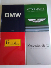 Une fabuleuse histoire, BMW, ASTON MARTIN, FERRARI et MERCEDEZ.