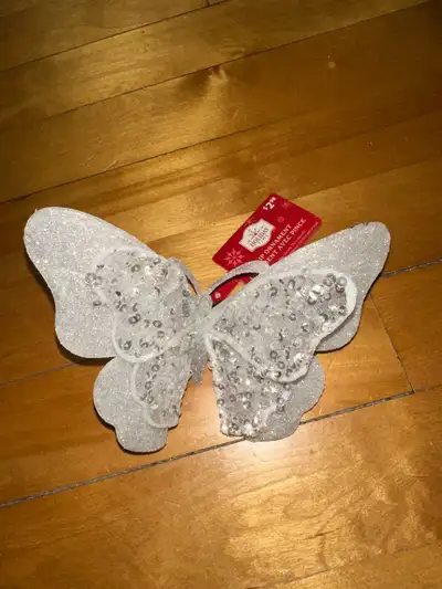 Butterfly Christmas clip ornament (1.5$), View more