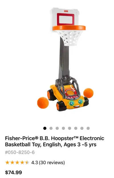 Fisher-Price interactive Basketball Net, View more