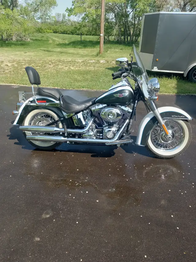 2009 Harley Davidson Softail Deluxe 2490 Km $14700 obo in Street, Cruisers & Choppers in Regina - Image 5