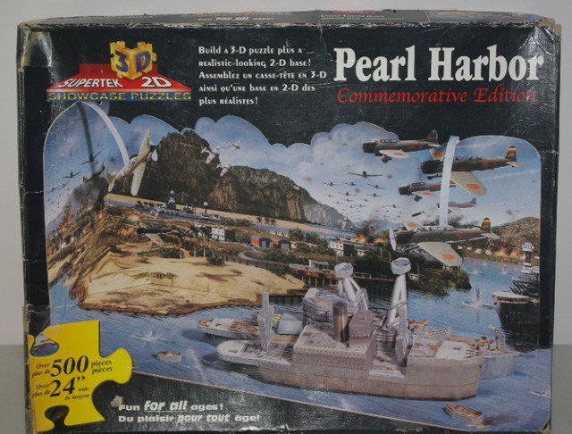 Supertek2D 3D Pearl Harbor Commemorative Edition Jigsaw Puzzle in Hobbies & Crafts in Winnipeg