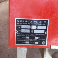 Sauna electric heater 5 kw