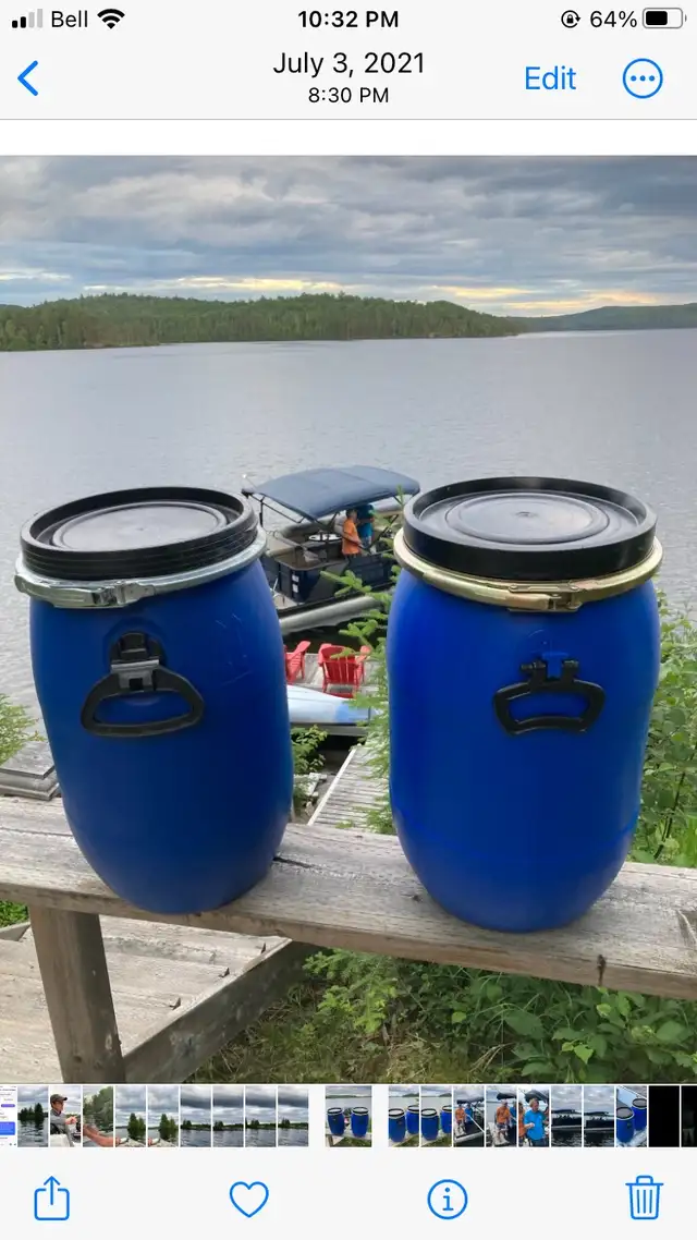Guelph:  Canoe, Bear, Portage, Camping Barrels in Outdoor Tools & Storage in Guelph - Image 8