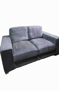 FREE DELIVERY Grey Modern Comfy 2 Seater / Loveseat Sofa / Couch