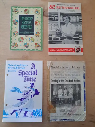 Cook Books - Vintage Cooking and Preserving Booklets, View more