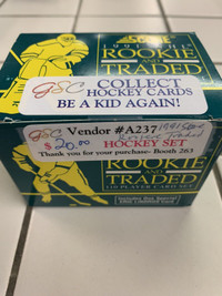 1991 Rookie Traded Score Set Hockey Set Booth 263 
