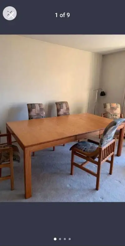 Solid Oak Table, View more