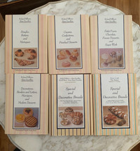 Professional baking and pastry making instructional cookbooks