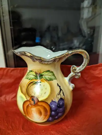A NEW pitcher and bowl Pitchers about 6 in tall. So beautiful, View more