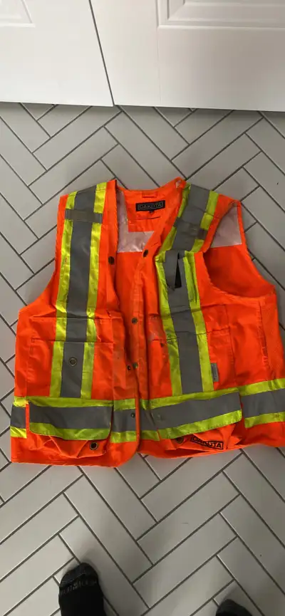High visibility construction vest , View more