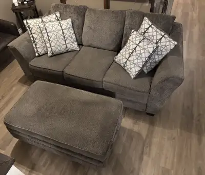 couch and ottoman, View more