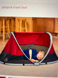 Kidco Peapod Travel Bed - Red