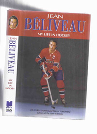 Jean Beliveau autobiography Signed Montreal Canadiens HABS