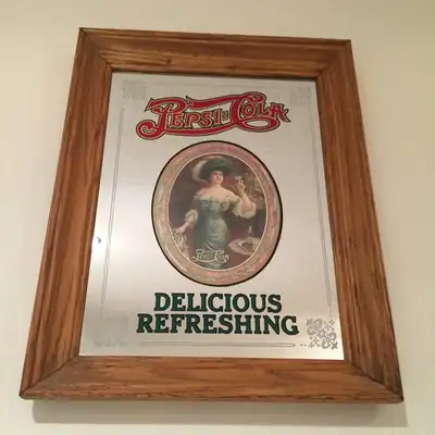 Coca-Cola and Pepsi-Cola Vintage Wall Pictures and Wall Mirrors, View more
