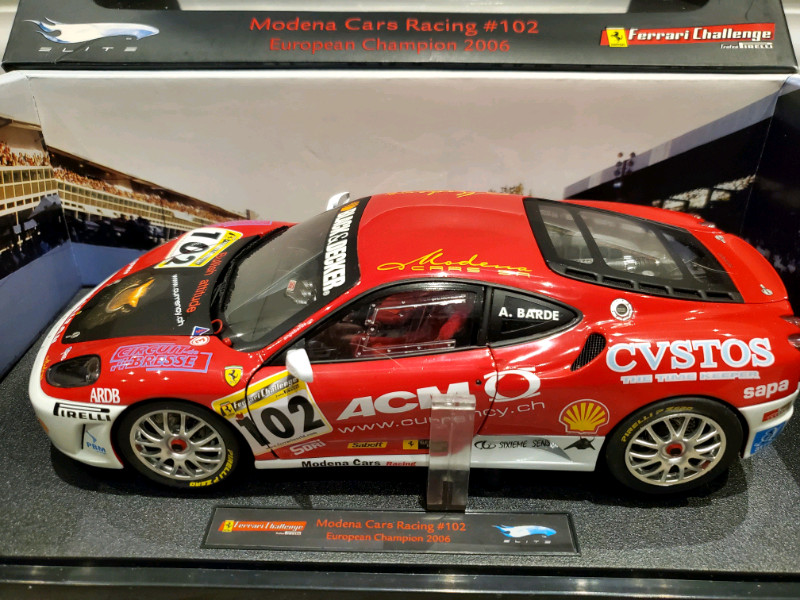 118 Diecast Hot Wheels Elite 2006 Ferrari F430 Challenge 102 R Arts