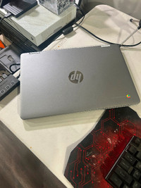 HP Chromebook. 120 gig storage space two months old.