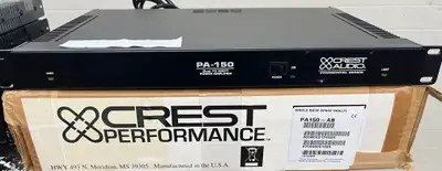 Crest PA150 75 watt stereo power amplifiers NEW and used, View more