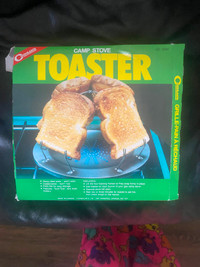 Camp stove toaster