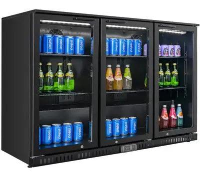 Brand New 53" Triple Glass Door Back Bar Cooler, View more