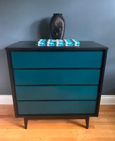 Mid-Century 4-Drawer Dresser, View more