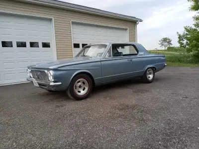 Canadian Valiant, fun little car. 225 inline 6, push button 3 speed automatic, BF Goodrich redline t...