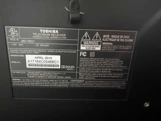 Toshiba TV in TVs in City of Toronto - Image 3