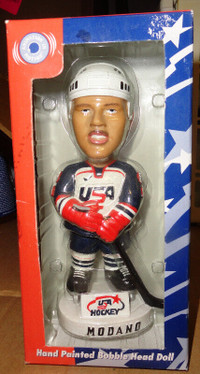 MIKE MODANO TEAM USA 2001 BOBBLE HEAD HAND PAINTED FIGURE