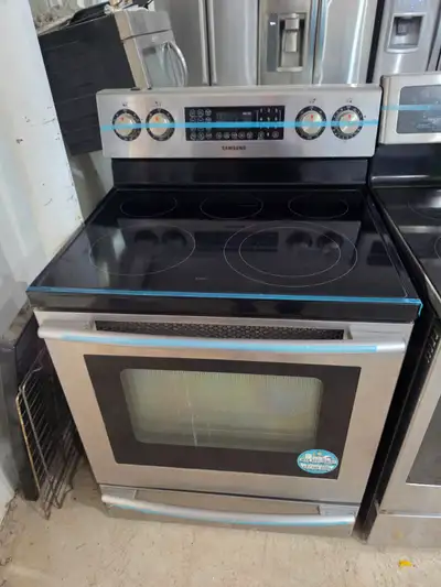 Samsung 30" Stainless Steel Electric Ceramic Top Stove Oven, View more