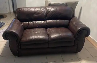 leather sofa / couch, View more